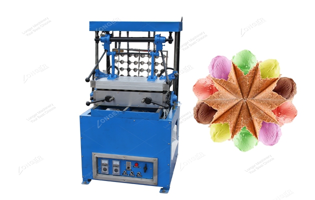 Semi-automatic Ice Cream Wafer Cone Making Machine