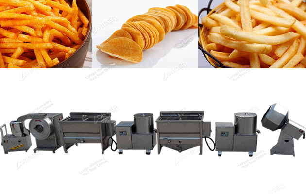 20kgs/h Semi-Automatic Potato Chips Production Line