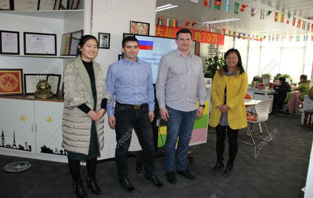 Clients from Russia to Visit Our Company